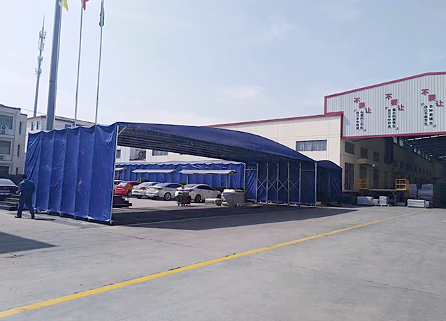 伸縮棚電動(dòng)推拉棚