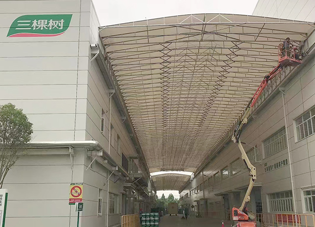 伸縮棚電動(dòng)推拉棚